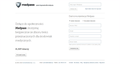 Desktop Screenshot of medpass.pl