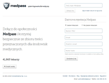 Tablet Screenshot of medpass.pl