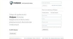 Desktop Screenshot of beta.medpass.pl